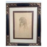 Sheldon Shelly Fink Litho 34/125 "Tallies Hair"