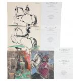 4pc Pablo Picasso Original Color Lithographs