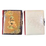 2pc 19C Victorian Celluloid Photo Albums