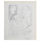 Pablo Picasso "Deux Femmes Regardant Une Tete