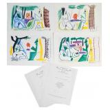 4pc Picasso Original Color Lithos "Les Dejeuners