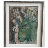 Marc Chagall "Paradis" Color Litho Wove Paper COA