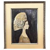 Robert Rigot (French 1929) Oil on Foil & Board