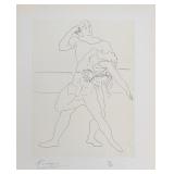 Pablo Picasso "Danseur et Danseuse" Litho COA