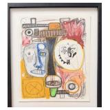 Manner of Basquiat Original on Paper