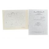 Pablo Picasso "Suite Vollard" Litho COA Signed