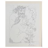 Pablo Picasso "Sculptor and Model" Lithograph COA