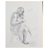 Pablo Picasso "At The Bath" Litho COA