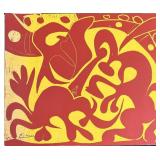 Pablo Picasso Linocut "Picador Goading Bull"