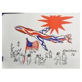 Alexander Calder "Braniff Airlines Flying Colors