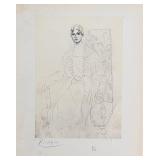Pablo Picasso "Portrait of Madame Patri" Litho COA