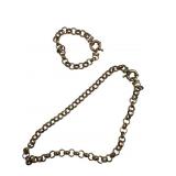 Rolo Link Necklace & Bracelet Chunky