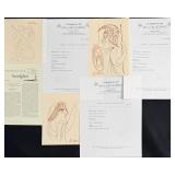 4pc Picasso Lithos "Lysistrata by Aristophanes"