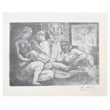 Pablo Picasso "Quatre Femmes Nues et Tete