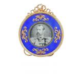 Faberge Gold, Diamond and Royal Blue Guilloche