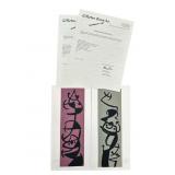 2pc Joan Miro on Sandpaper