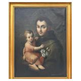 17C St Anthony of Padua Holding Infant Christ