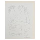 Pablo Picasso "Man With Tambourine" Lithograph