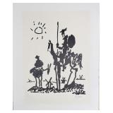 Lg Pablo Picasso "Don Quixote" Lithograph