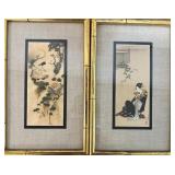 2pc Hosoda Eishi (1756-1829) Woodblock Print