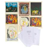7pc Pablo Picasso Linocuts & Lithographs
