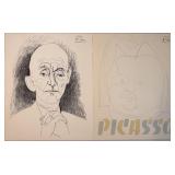 2pc Pablo Picasso "Toreros" The Cincinnati Art