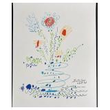 Pablo Picasso "Summer Bouquet" Lithograph
