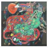 Jiang Tiefeng "Freedom Suite West" Serigraph COA