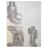 4pc Henri Matisse Lithos from Derriere le Miroir