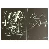 Antoni Tapies Derriere le Miroir Orig Lithograph