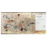 Joan Miro Original Lithograph "Graphismes (A)"