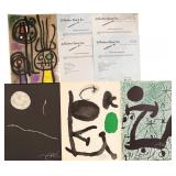 4pc Joan Miro From 3 Different Series