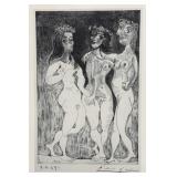 Pablo Picasso "Trois Femmes" Lithograph