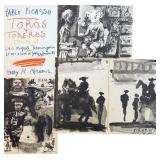 5pc Pablo Picasso "Toros y Toreros" Lithos