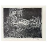 Picasso "Garcon et Dormeuse a la Chandelle"