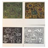 4pc Joan Miro Original Color Lithographs