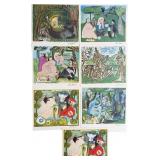 7pc Pablo Picasso "Les Dejeuners" Lithographs
