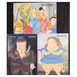 3pc Marlborough Exhibition Botero Plate Catalogs