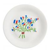 Vntg Picasso Limoges Ceramic Plate Floral Bouquet