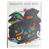 Joan Miro Poster "Fundacio Joan Miro" 1984