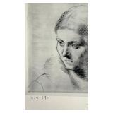 Pablo Picasso "Portrait de Mme Picasso II" Etching