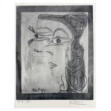 Pablo Picasso "Profil de Femme" Lithograph