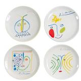4pc "Picasso Living" Plates Masterpiece Editions