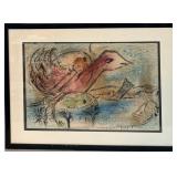 Marc Chagall "La Baie" Original Lithograph