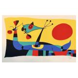 Joan Miro Litho "Jacques Prevert" Portfolio
