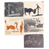 5pc Pablo Picasso from Toros y Toreros Series