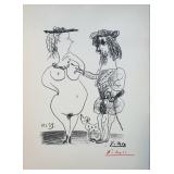Pablo Picasso "Le Seigneur et la Dame" 1959
