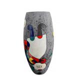LaFelce Italian Art Pottery Vase Abstract Figural