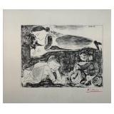 Pablo Picasso "Toreros" Lithographic Plate