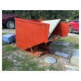 Metal dumpster